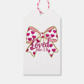 Valentine Coquette Christian  ギフトタグ (正面)