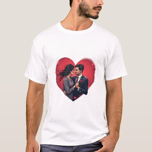 Valentine Couple Tシャツ (正面)