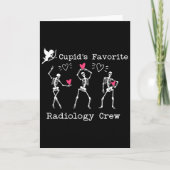 Valentine Cupid's Favorite Radiology Crew Skeleton カード (正面)
