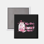 Valentine Cute Teacher My Cl Is Full Of Sweetheart マグネット (正面/裏面)