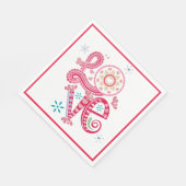 Valentine Day LOVE スタンダードランチョンナプキン (角)