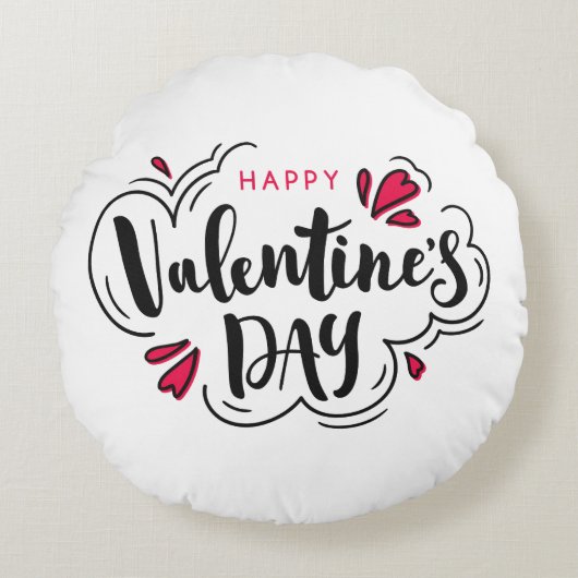 Valentine Day Pillow ラウンドクッション (正面)