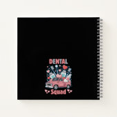 Valentine Dental Squad Cute Tooth Team ノートブック (裏面)