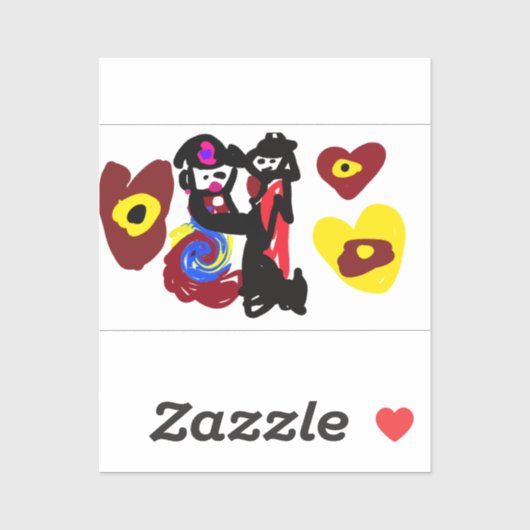 Valentine dream dance day シール (シート)