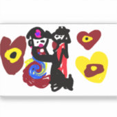 Valentine dream dance day シール (正面)