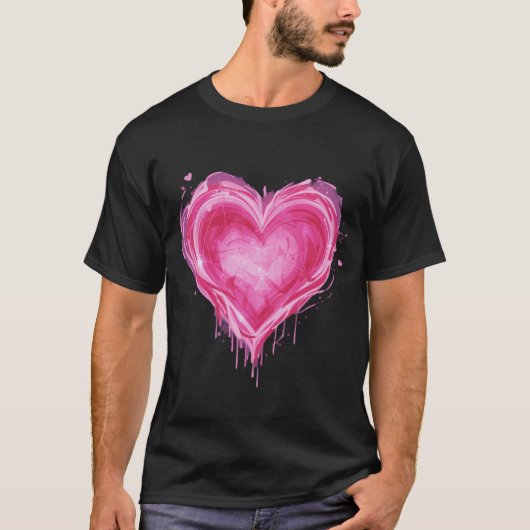 Valentine energy soft heart and strong attitude tシャツ (正面)