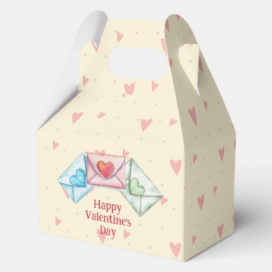 Valentine Envelope and Hearts フェイバーボックス (正面)