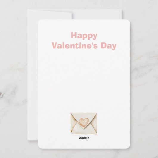 Valentine Envelopes and Hearts シーズンカード (裏面)