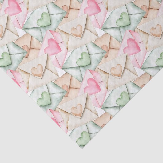 Valentine Envelopes and Hearts 薄葉紙 (詳細)