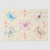 Valentine Envelopes and Hearts 薄葉紙 (正面)