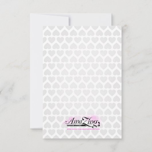 Valentine free coupon 招待状 (裏面)