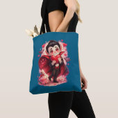Valentine Funny Dracula tote bag - two-sided トートバッグ (クローズアップ)