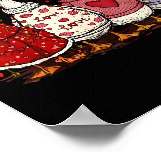 Valentine Funny Math Equation 6 7 Six Seven Meme T ポスター (角)