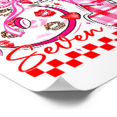 Valentine Funny Six Seven 6 7 Meme Slang Men Women ポスター (角)