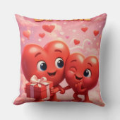 Valentine Gift Pillow クッション (正面)