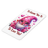 Valentine Gnome Flexible Photo Magnet マグネット (左側)