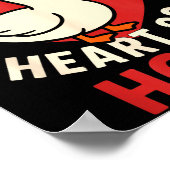 Valentine Goose Love Valentine's - You Make My Hea ポスター (角)