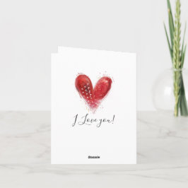 Valentine Heart design シーズンカード