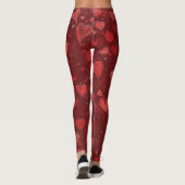 Valentine Heart Doodle Leggings レギンス (裏面)