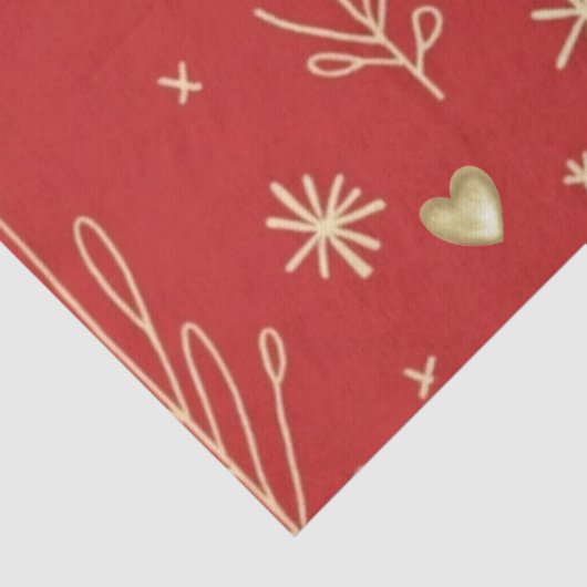 Valentine heart floral tissue paper 薄葉紙 (詳細)