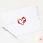 Valentine Heart Love Sticker ハートシール (封筒)