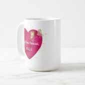 Valentine Heart Mug コーヒーマグカップ (正面左)