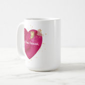 Valentine Heart  Mug コーヒーマグカップ (正面左)