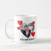 Valentine Heart Personalized Mug コーヒーマグカップ (左)