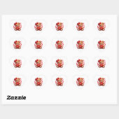 Valentine Heart Stickers ハートシール (シート)