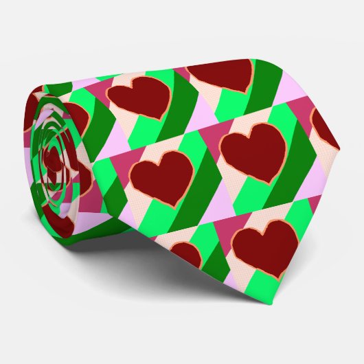 Valentine Heart Tie ネクタイ (ロール)