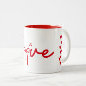 Valentine Hearts  ツートーンマグカップ (正面右)