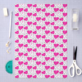 Valentine Hearts and Arrows Pink Pattern 薄葉紙 (クラフト)