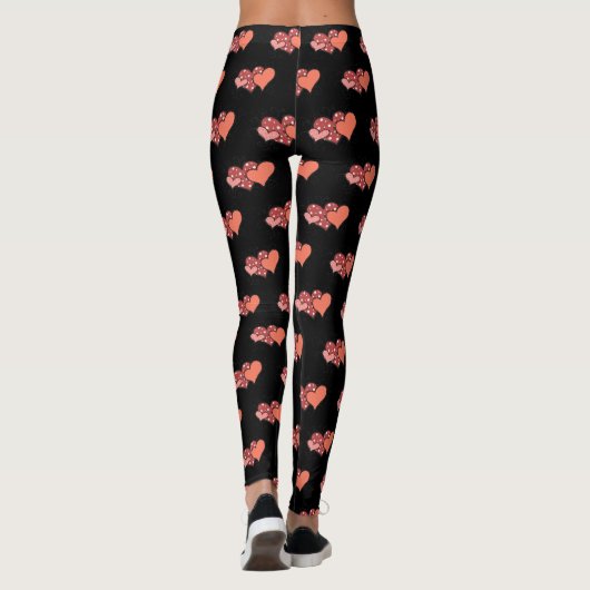Valentine Hearts Leggings レギンス (裏面)