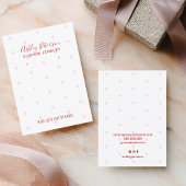 Valentine Hearts Love Jewelry Earring Display 名刺