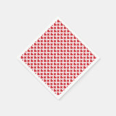 Valentine Hearts Paper Napkins スタンダードカクテルナプキン (角)
