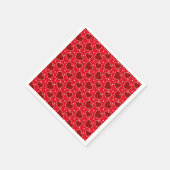 Valentine Hearts Paper Napkins スタンダードカクテルナプキン (角)