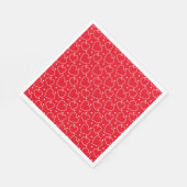 Valentine Hearts Paper Napkins スタンダードランチョンナプキン (角)