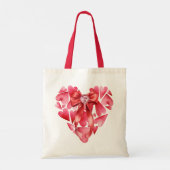 Valentine Hearts Tote Bag トートバッグ (裏面)