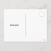 Valentine Hedgehog or Porcupine Card シーズンポストカード (裏面)