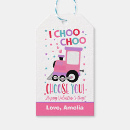 Valentine I Choo Choo Choo Chool Classroom ギフトタグ