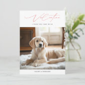 Valentine I Woof Youおもしろい Very Much Dog Photo シーズンカード (スタンド正面)