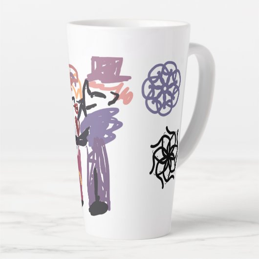 Valentine joy カフェラテマグ (右アングル)