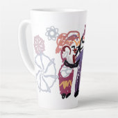 Valentine joy カフェラテマグ (左アングル)