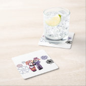 Valentine joy スクエアペーパーコースター (インサイチュ)