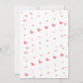 Valentine kiss miss good by Weding Shoe Game Card 案内状 (裏面)