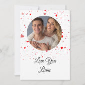 Valentine Love Card | Romantic for Him & Her (正面)