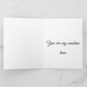 Valentine Love Card | Romantic for Him & Her サンキューカード (内部)