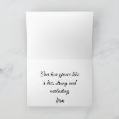 Valentine Love Card | Romantic for Him & Her サンキューカード (内部)