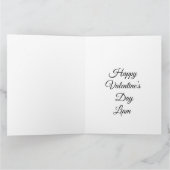 Valentine Love Card | Romantic for Him & Her サンキューカード (内部)