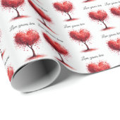 Valentine Love Card | Romantic for Him & Her ラッピングペーパー (ロールコーナー)